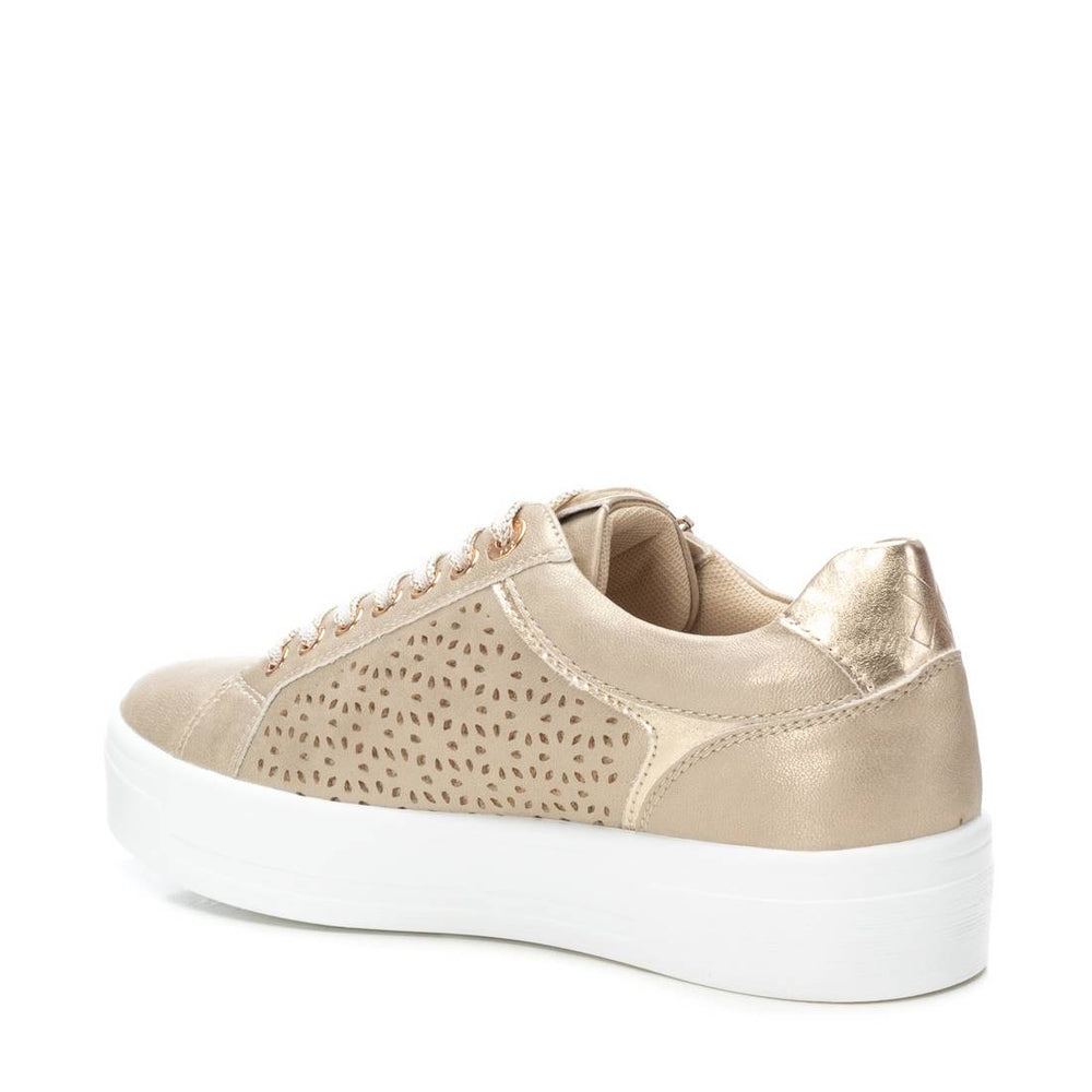 Sneakers basse traforate oro