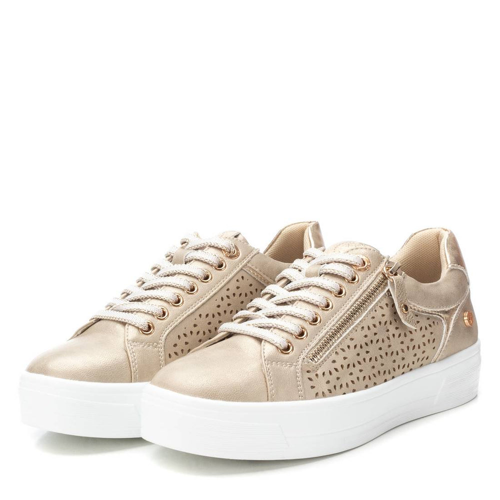 Sneakers basse traforate oro