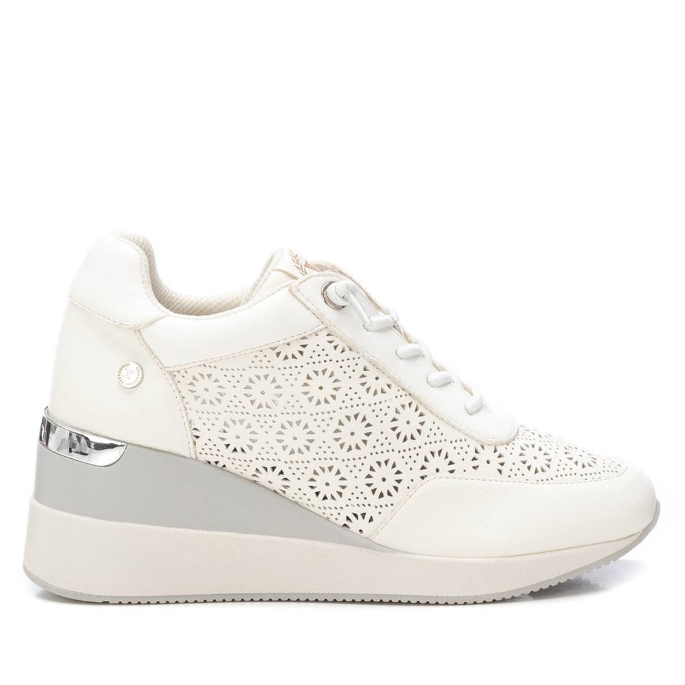 Sneakers alte traforate bianche
