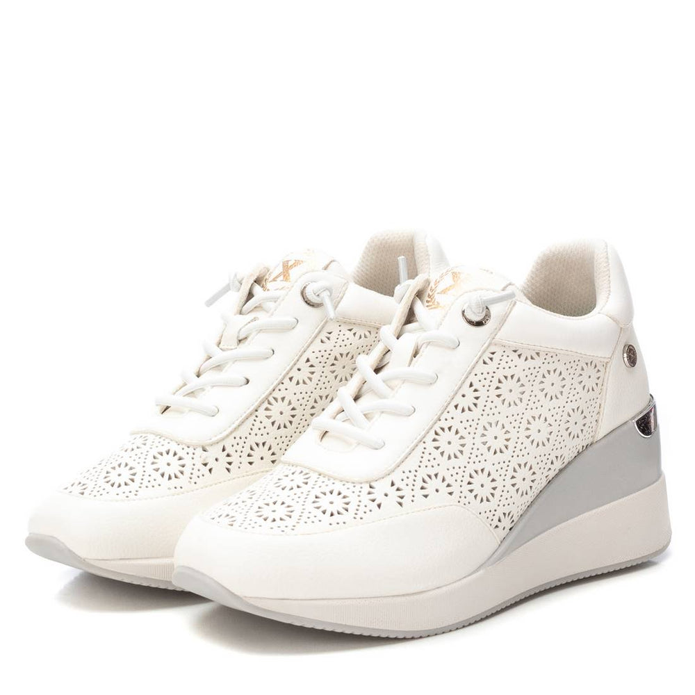Sneakers alte traforate bianche
