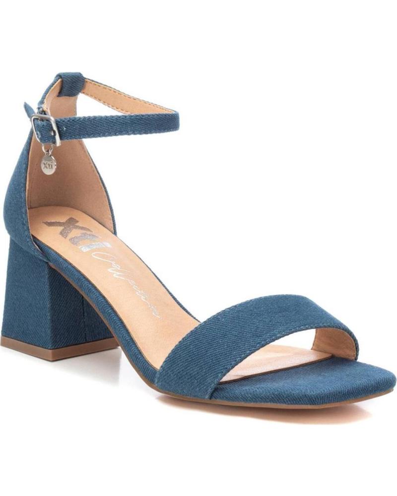 Sandalo jeans tacco comodo