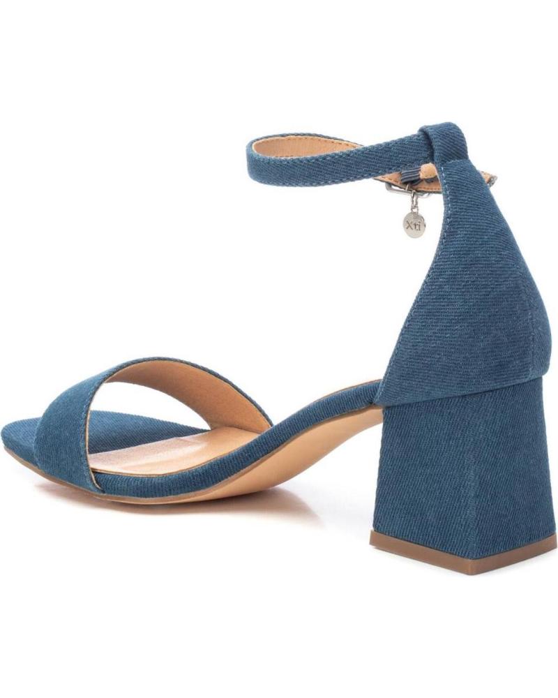Sandalo jeans tacco comodo