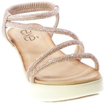 Sandalo platform champagne