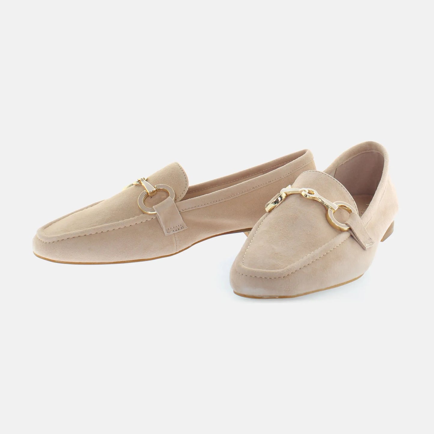 Mocassino camoscio nude
