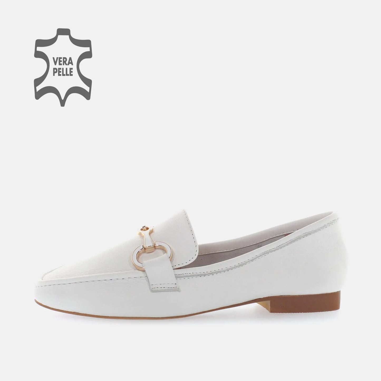 Mocassino nappa bianco