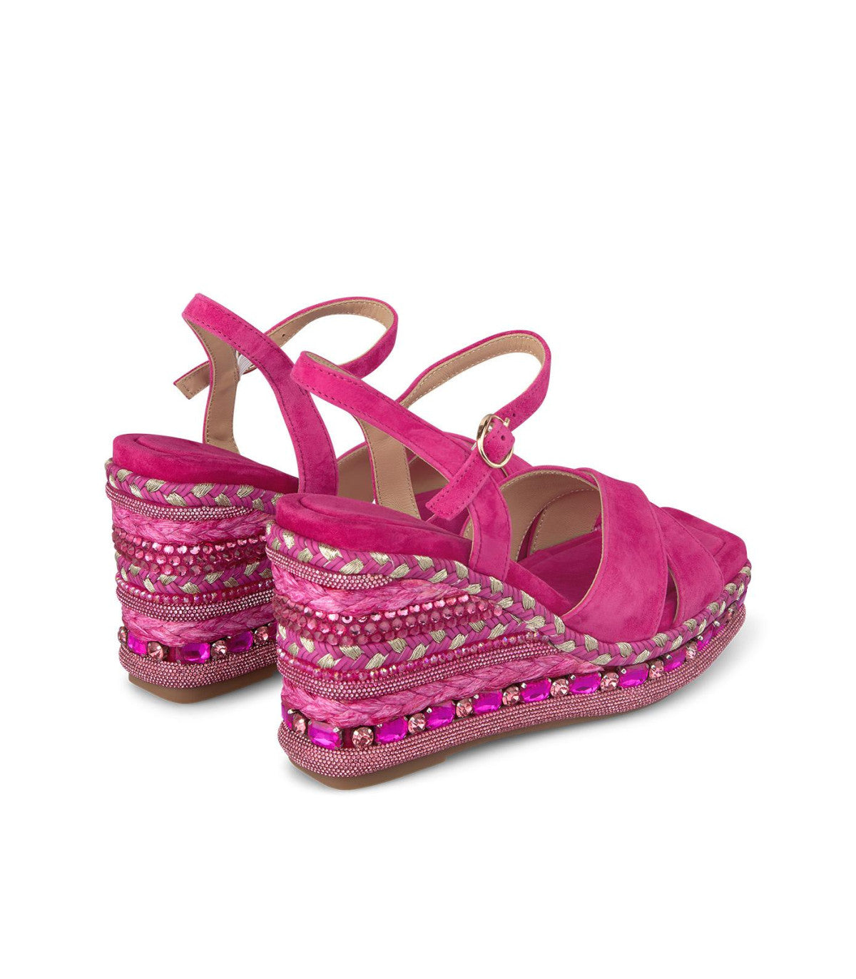 Zeppa strass fuxia