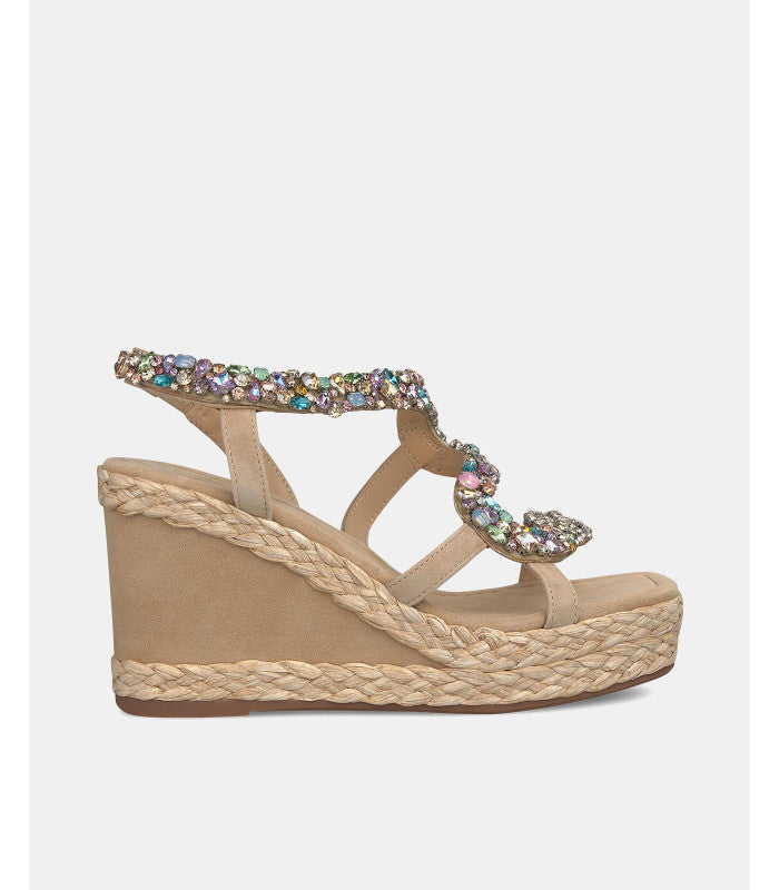 Zeppa strass cipria