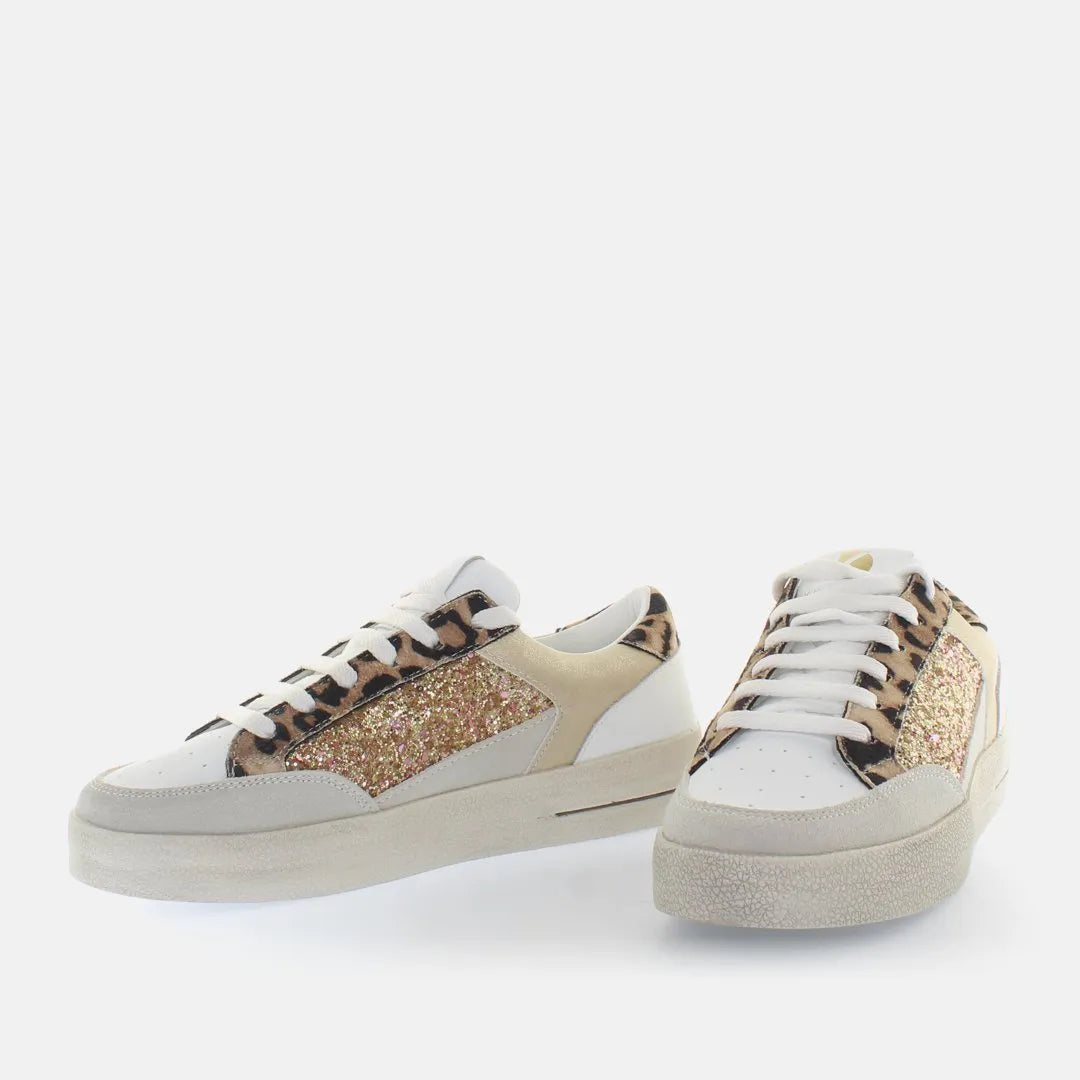 Sneakers in pelle multi leo