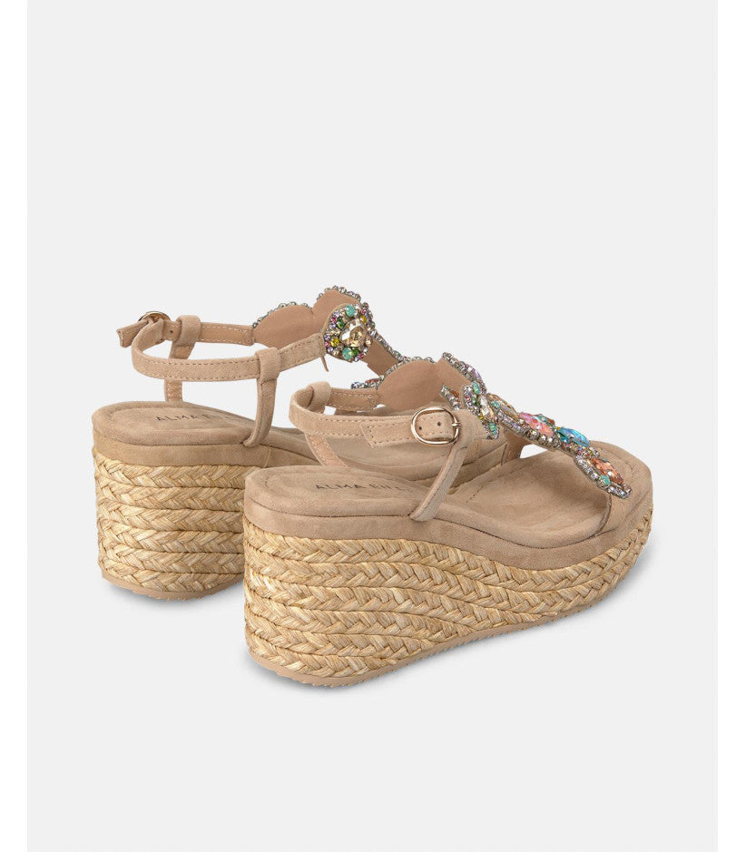 Zeppa strass multicolor