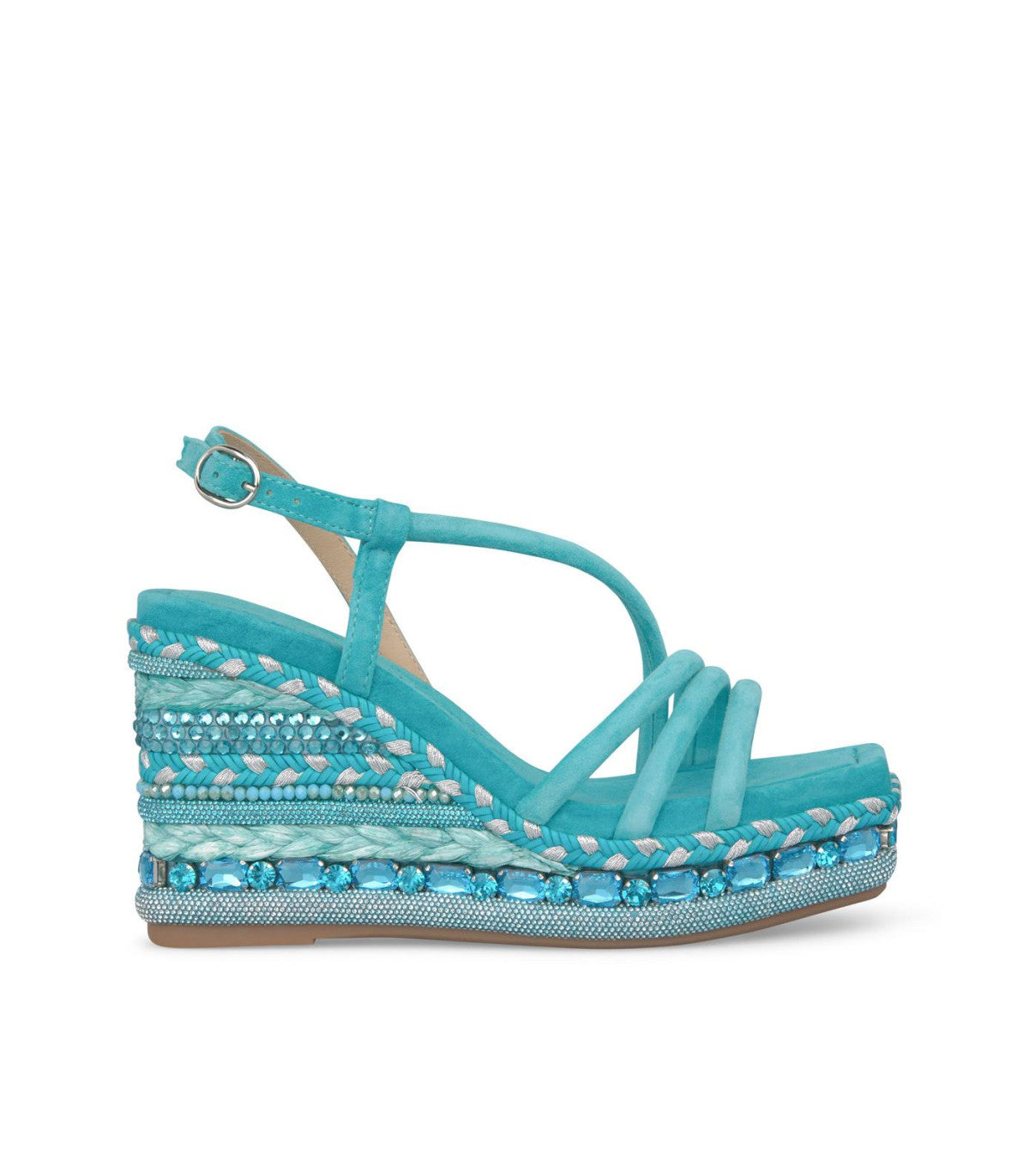 Zeppa strass turchese