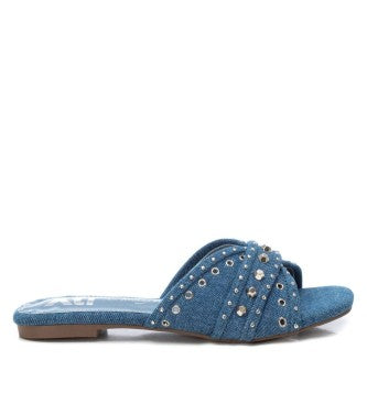 Ciabattina denim blu