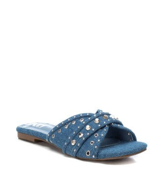 Ciabattina denim blu