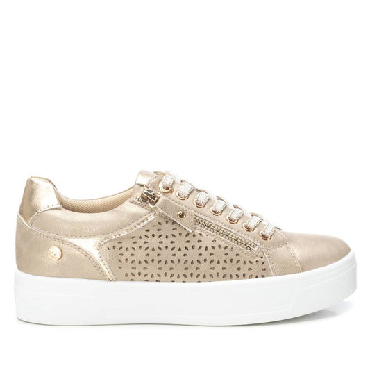 Sneakers basse traforate oro