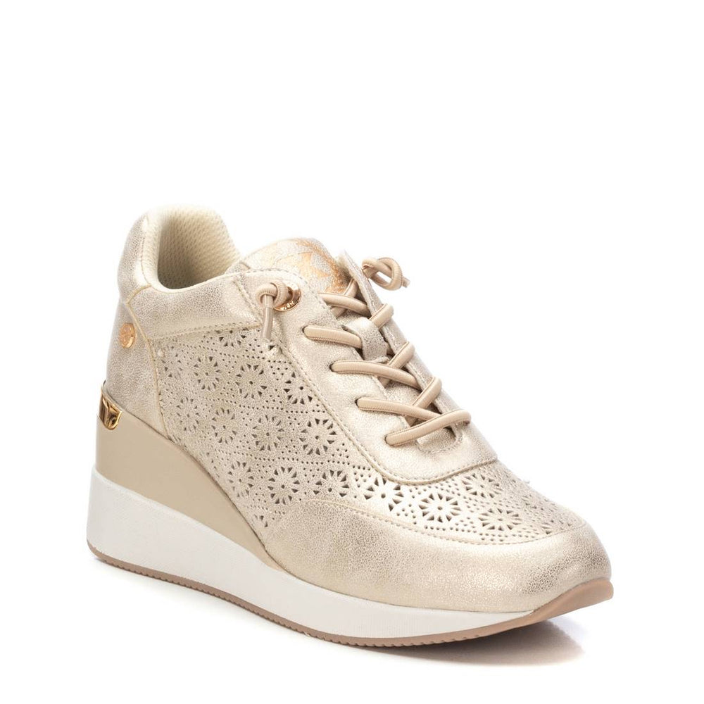 Sneakers alte traforate oro