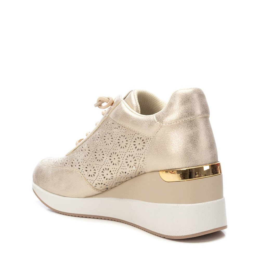 Sneakers alte traforate oro