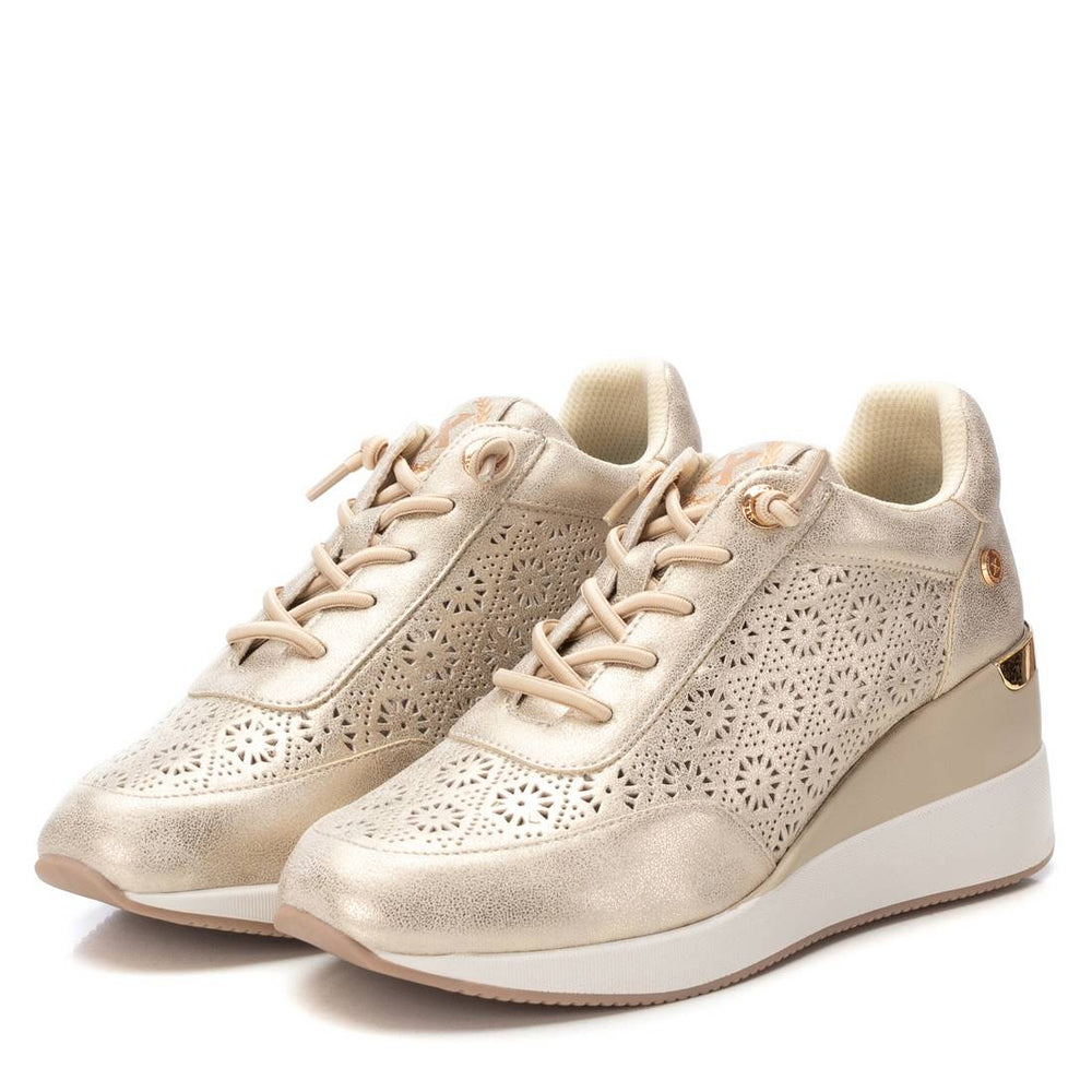 Sneakers alte traforate oro