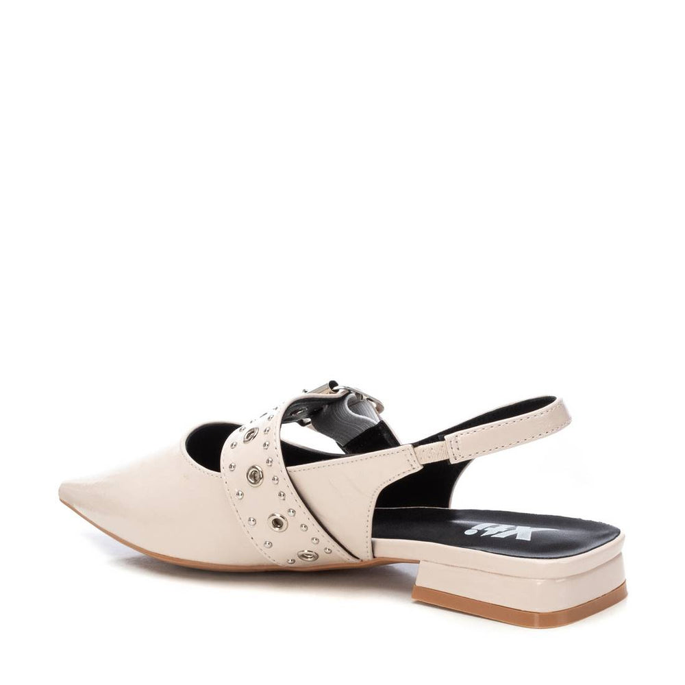 Ballerina vernice beige