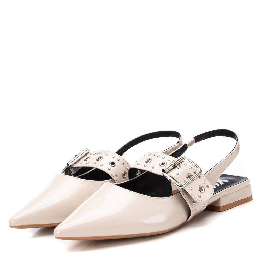 Ballerina vernice beige