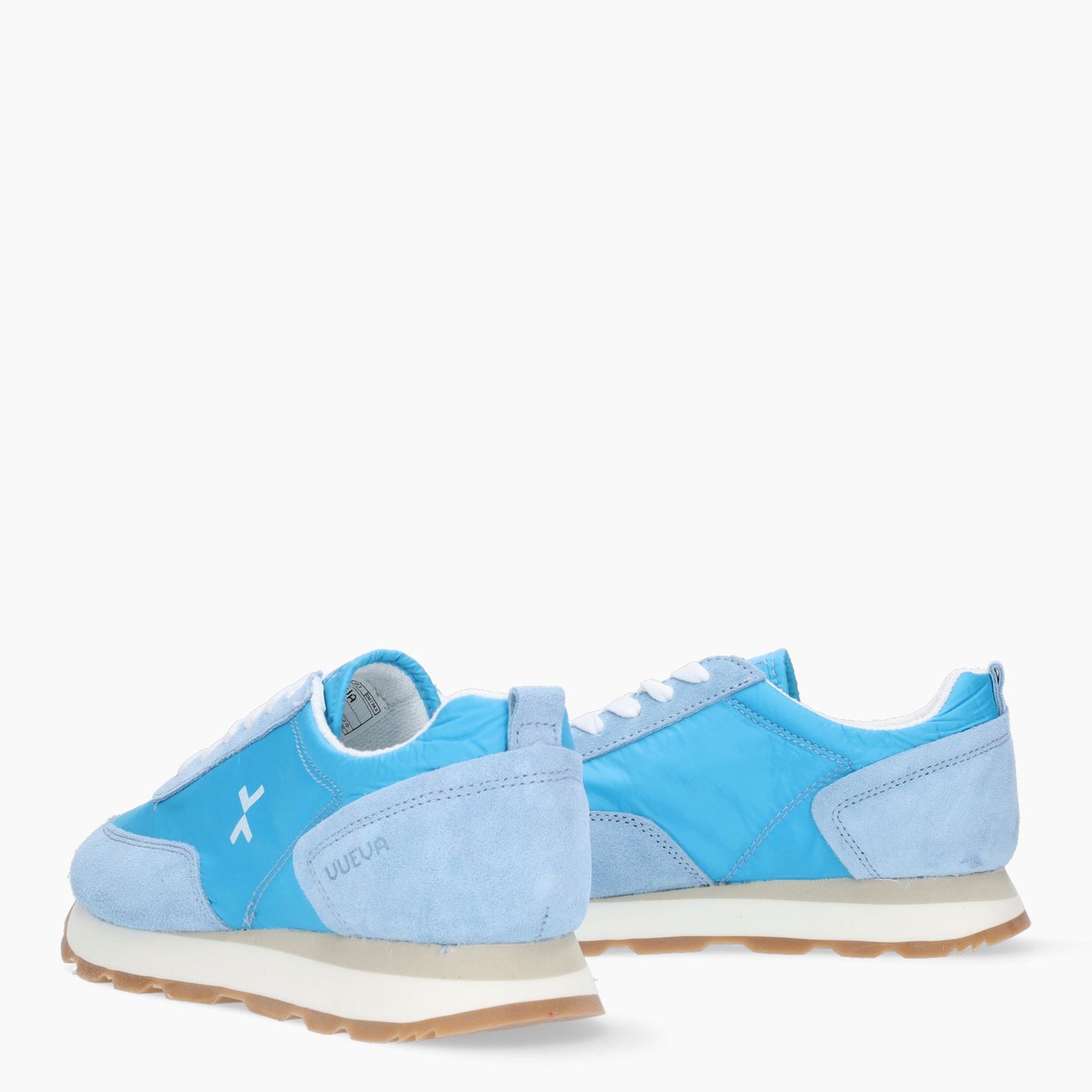 Sneakers pelle turchesi