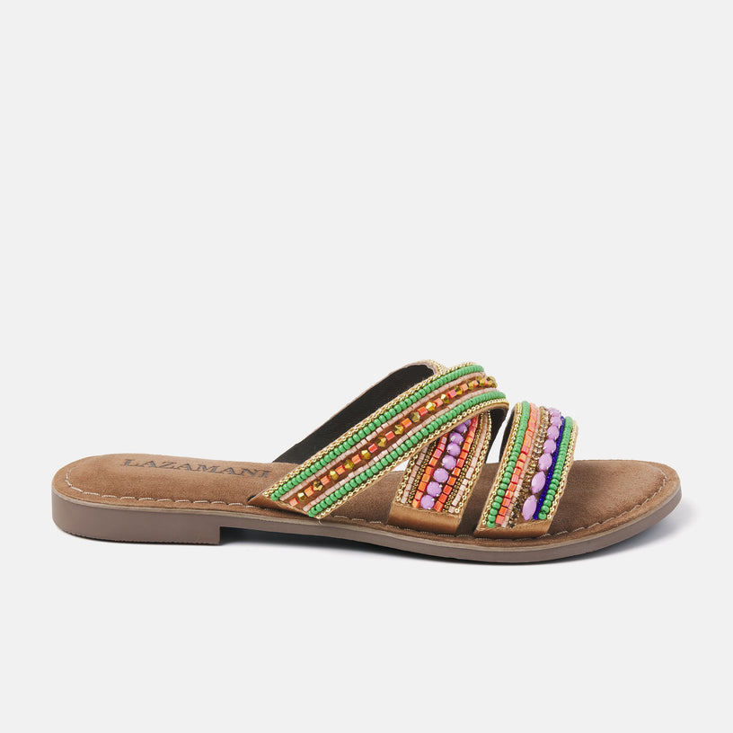 Multi lilac slipper 