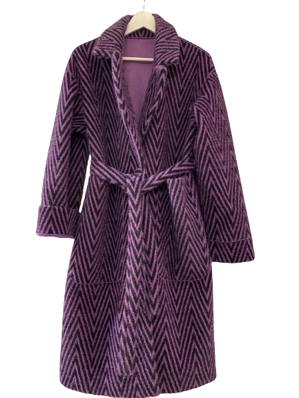 Cappotto viola