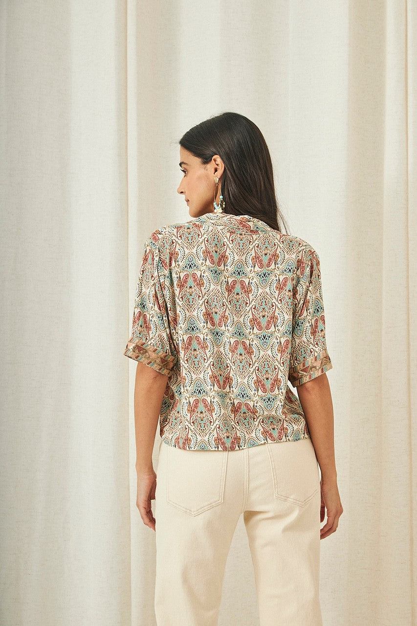 Camicia stampa Paisley