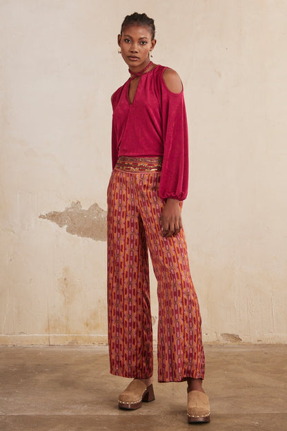 Pantalone stampa retrò