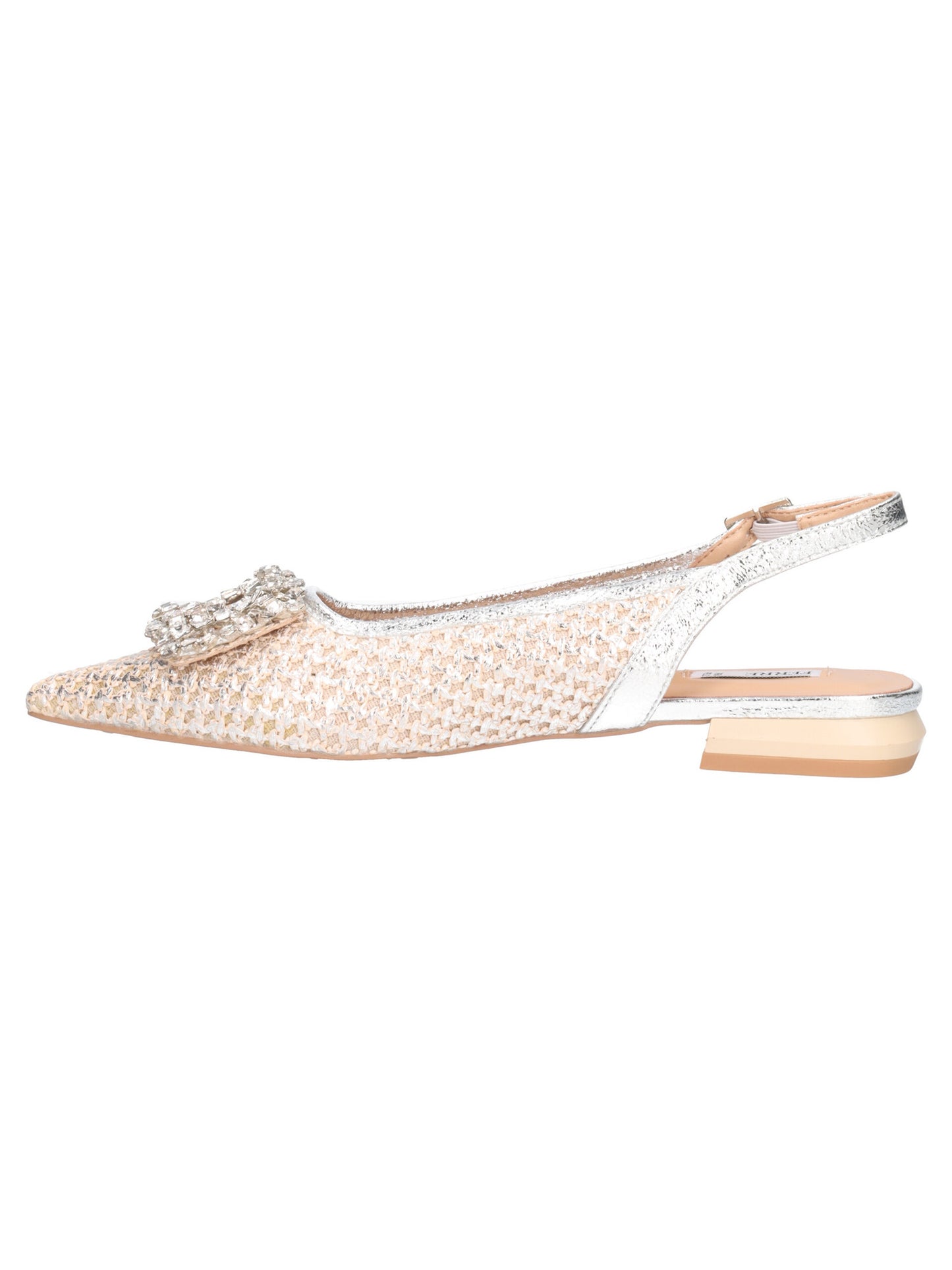 Slingback argento