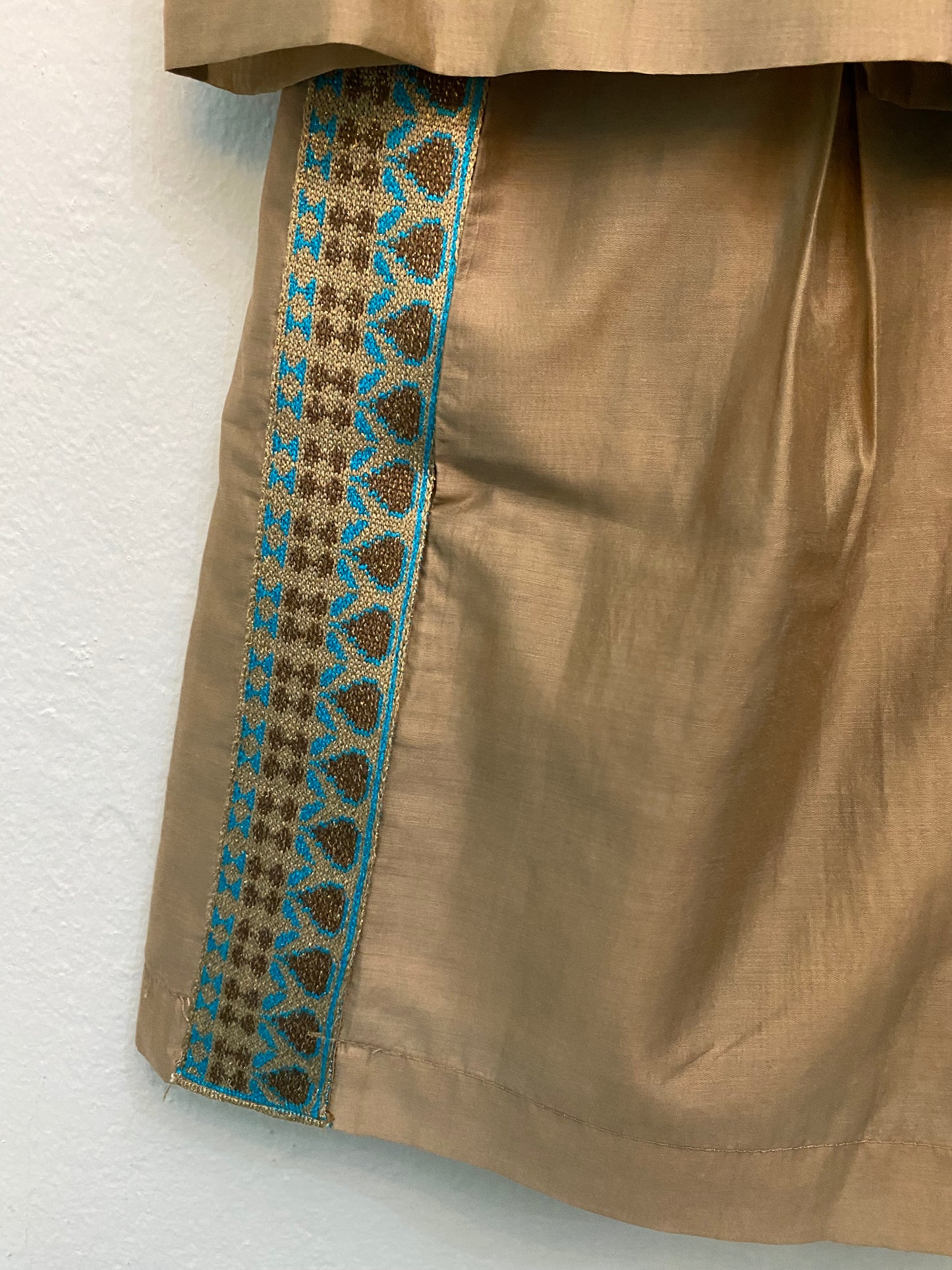Shorts turchesi con dettaglio in maglia