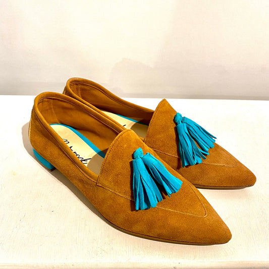 Leather moccasin