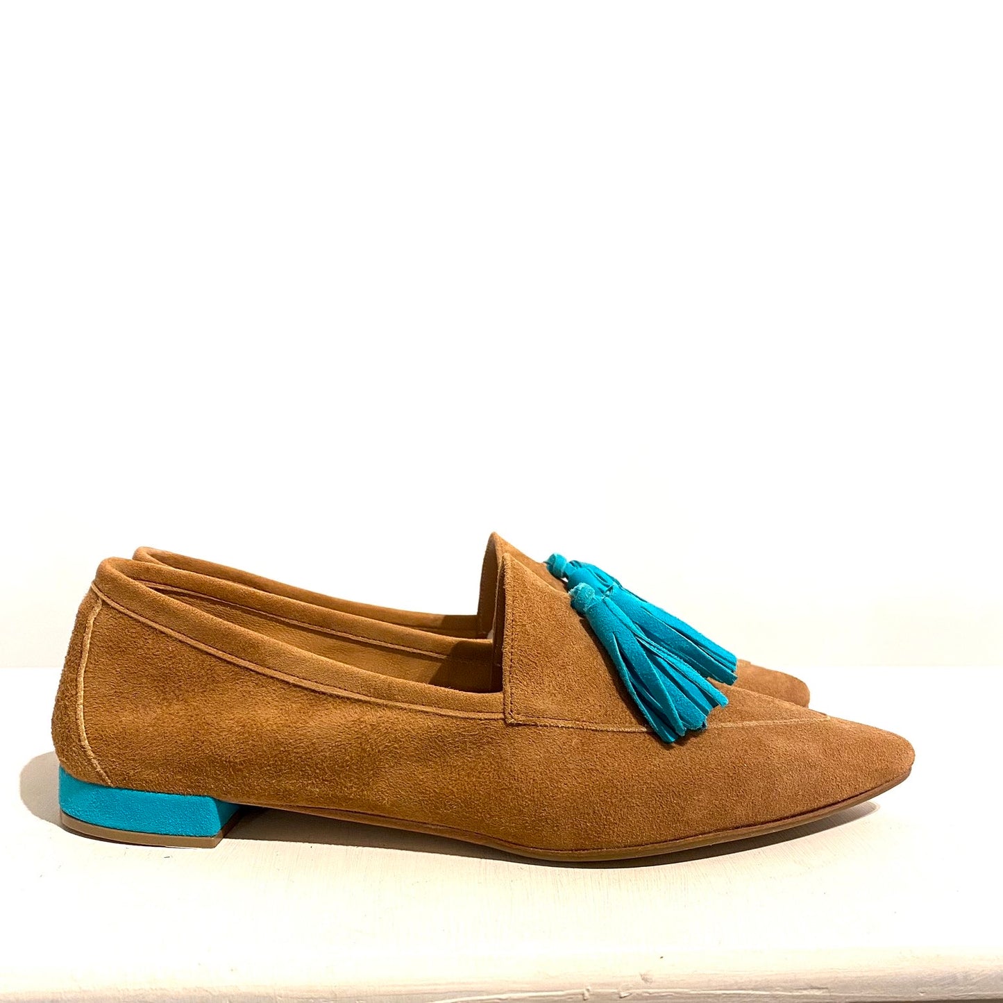 Leather moccasin
