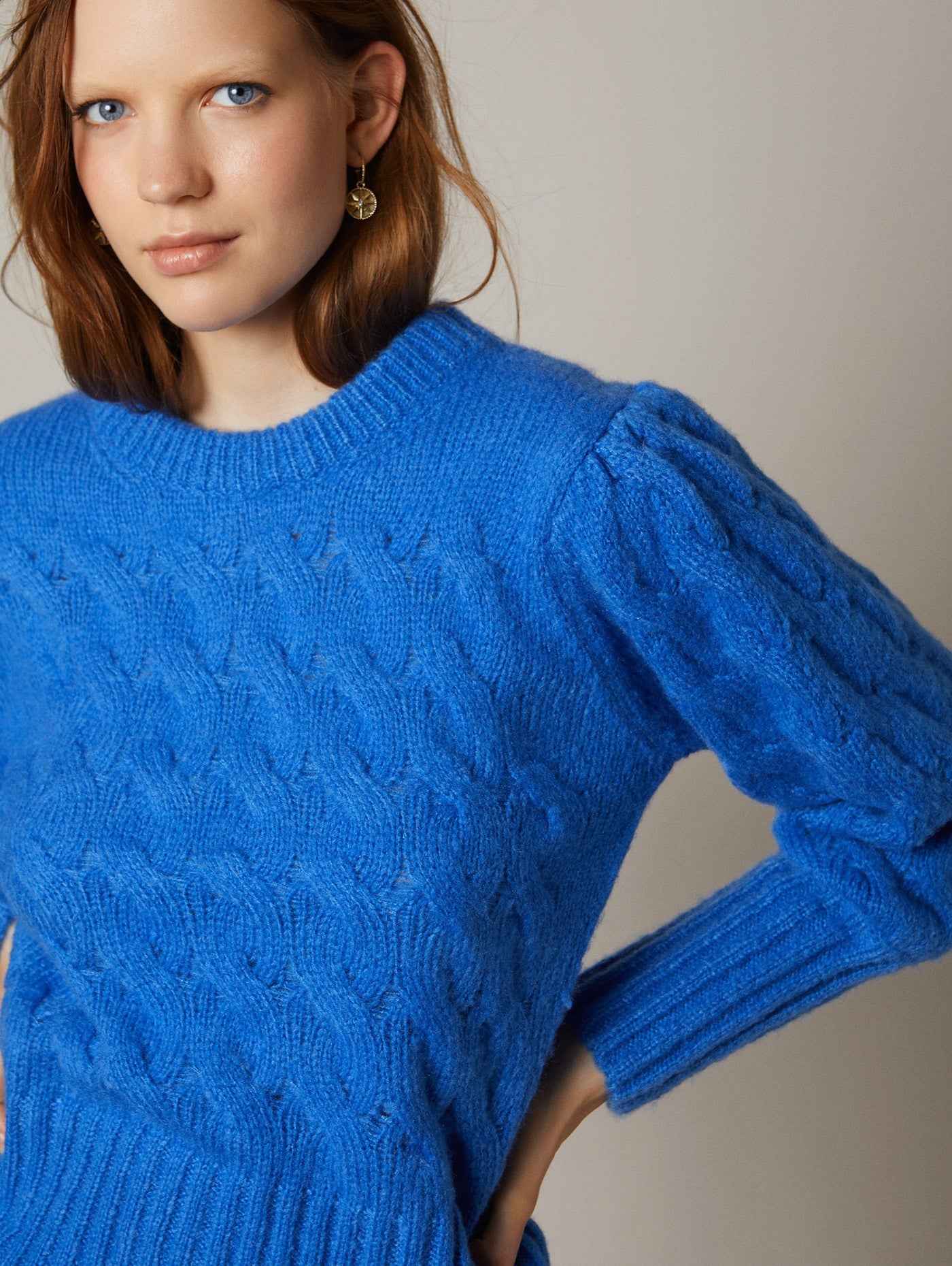 Woven sweater