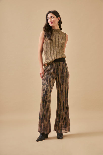 Palazzo patterned trousers