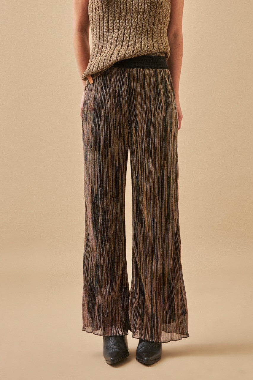 Palazzo patterned trousers