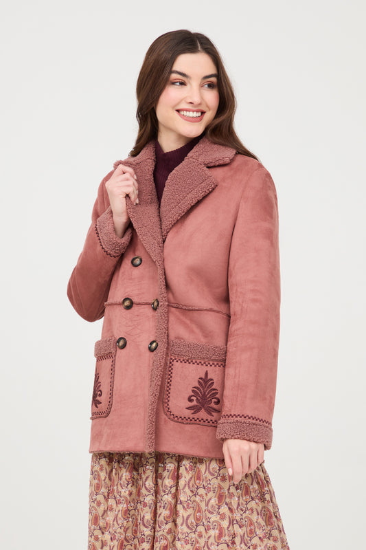 Sheepskin coat