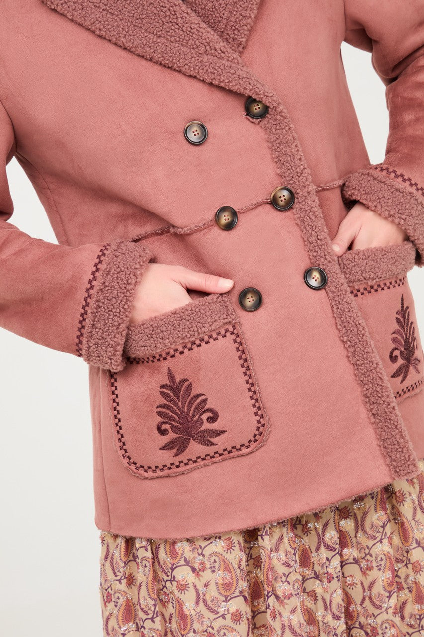 Sheepskin coat