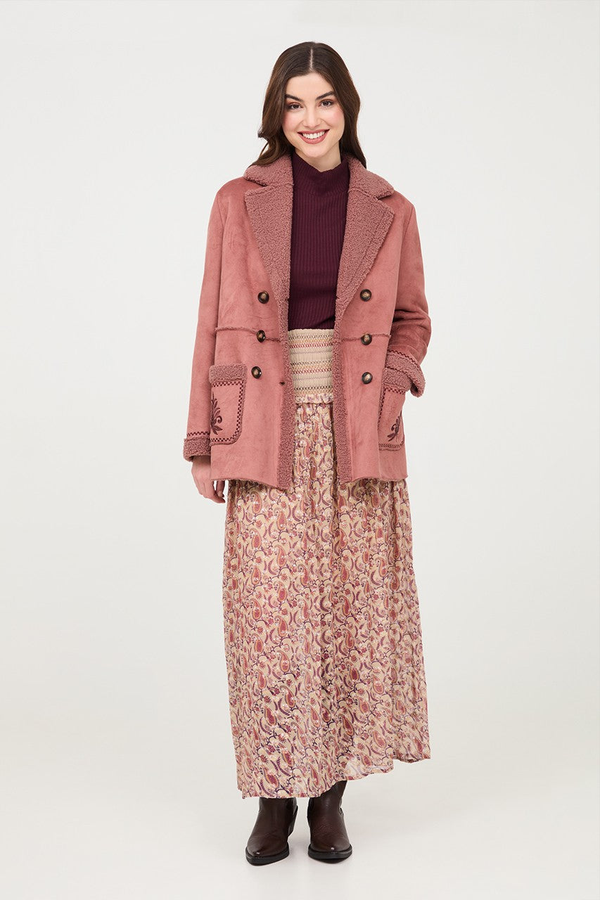 Sheepskin coat