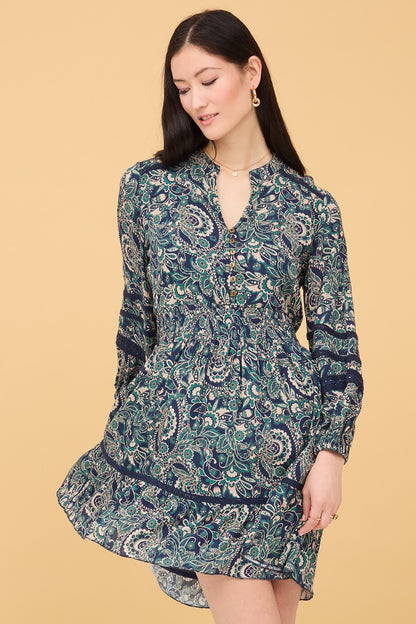 Short floral print dress