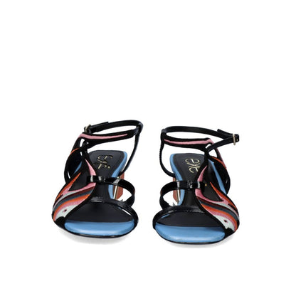 Orange fish low heel sandal